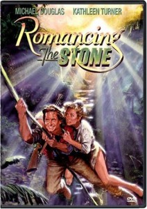 Romancing the Stone starring Michael Douglas & Kathleen Turner